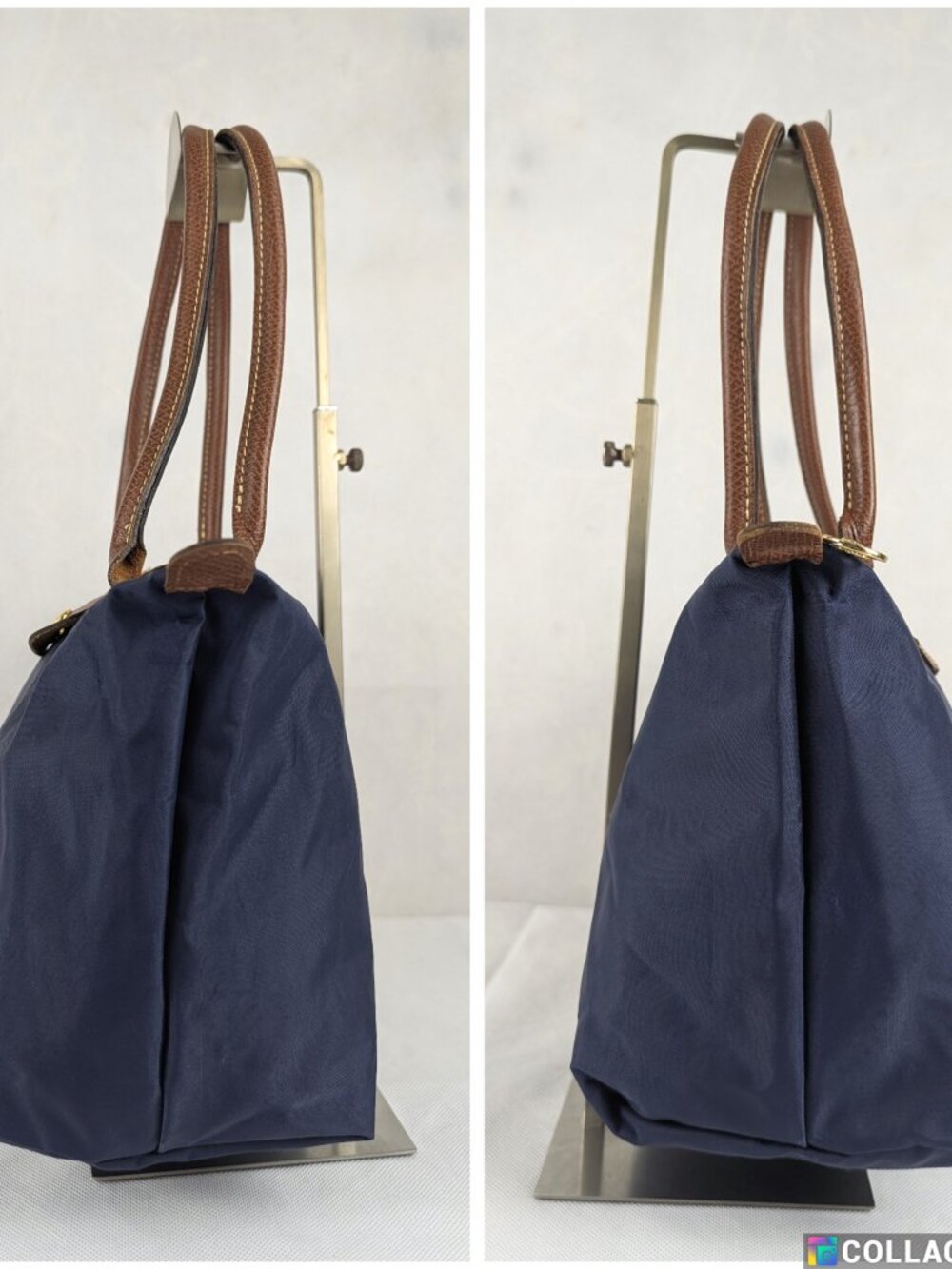 Longchamp Le Pliage Tote Bag Blue Nylon - Authentic - Clean - Good Condition. - Picture 7 of 14
